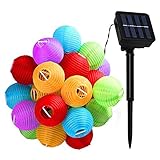 【8 Modos de Iluminación】Estas luces de linternas están diseñadas con 8 modos diferentes: combinación; En ola; Secuencial; Brillar lentamente; Persiguiendo / Flash; Decoloración lenta; Twinkle / Flash; Constante en; que puede brindarle experiencias de iluminación más diferentes y hermosas.