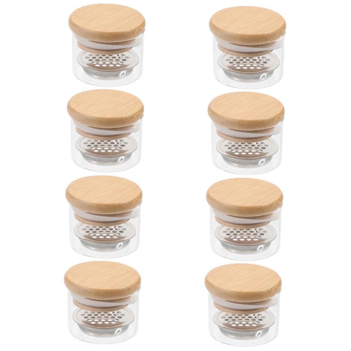 Healeved 8pezzi Ciotole Per Manicure Tazze Sostituibili Per Nail Art Strumento Per Unghie Per Estetiste e Appassionati Nail Art