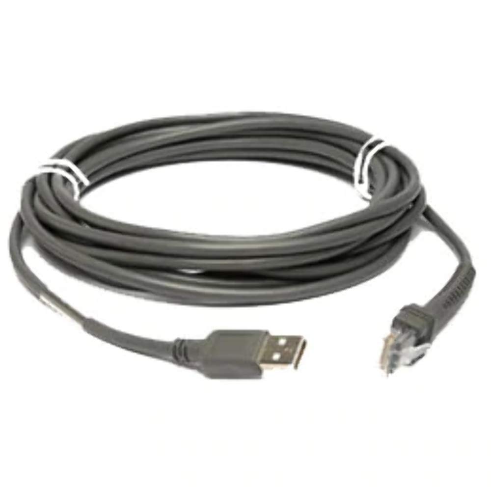 Zebra Technologies CBA-U10-S15ZAR Sub Cable, Series a Connector, Straight, 15' Length