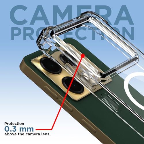 Image of Pikkme Back Cover for Infinix Note 40 Pro 5G Mag-Safe Shockproof PC + TPU | Protective Case Magnetic Support | Bumper Case (Transparent Mag-Safe)