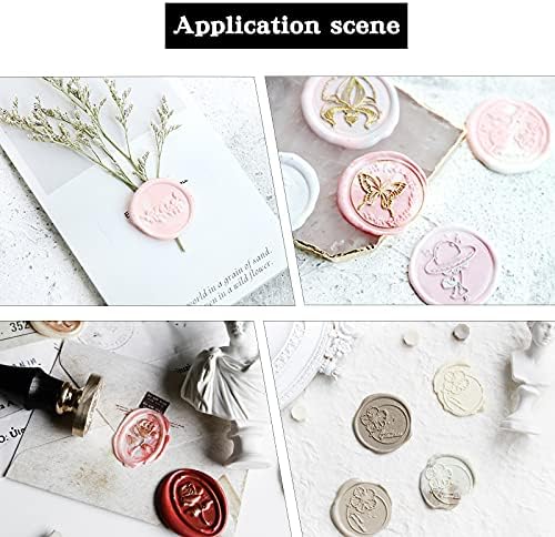 SUPERDANT Mushroom Pattern Wax Seal Stamp Head 25mm Removable Brass Head Vintage Sealing Stamp for Embellishment Packing, letters, Envelopes, Greeting Cards