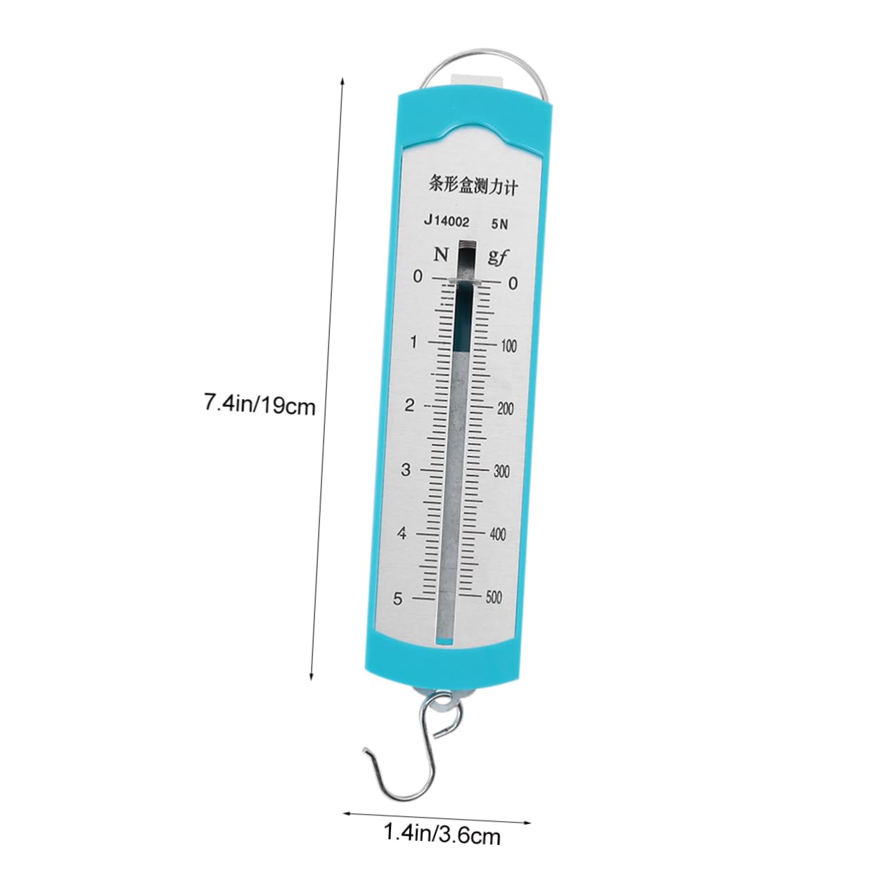 SOLUSTRE 1set Spring Dynamometer Physics Teaching Instrument for Mechanics Experiments Includes Hooked for Middle and High School Education