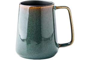 24 oz Jumbo Coffee Mug with Golden Handle