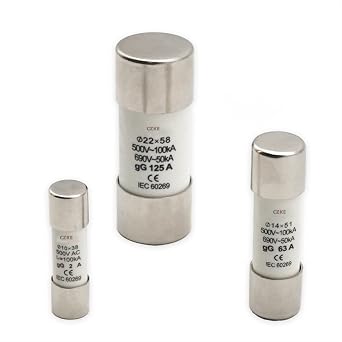 AC 500V RO15 Fast Blow Ceramic Fuse Link RT18-32 10X38 gG Cutout 2A 4A 6A 8A 10A 16A 20A 25A 32A 10pcs6A