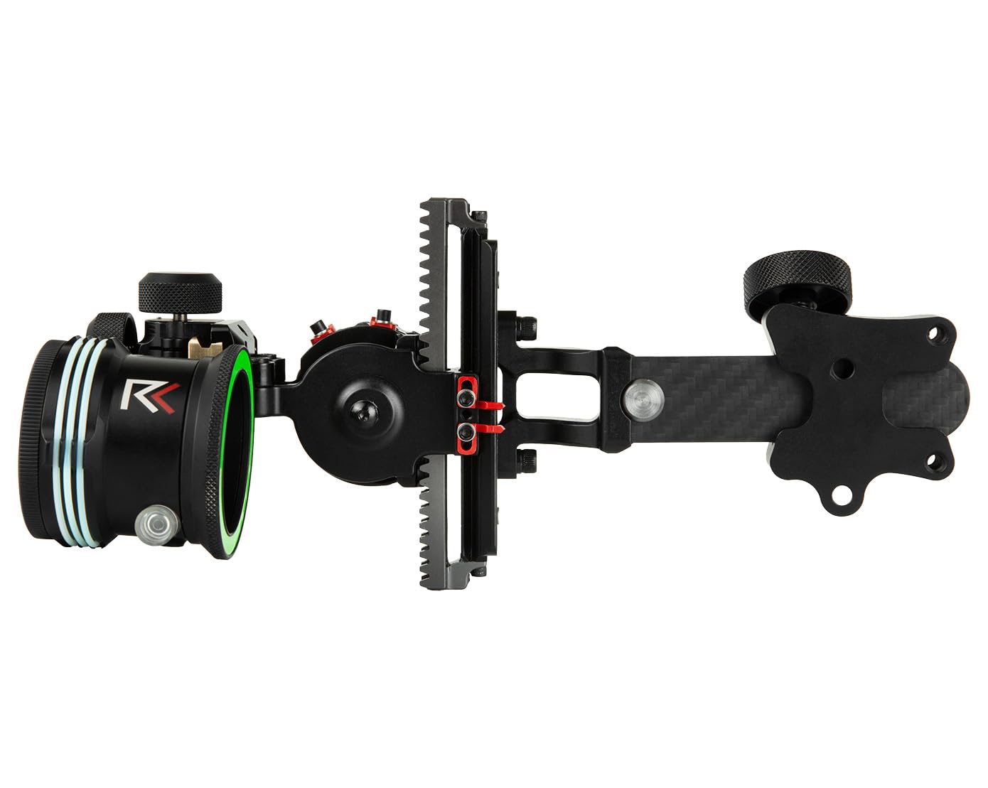 REDLINE RL Torch Dove Tail 2 Pen Bow Sight,Precise Wheel Driven Slider, Rechargable Sight Light, Left Handed