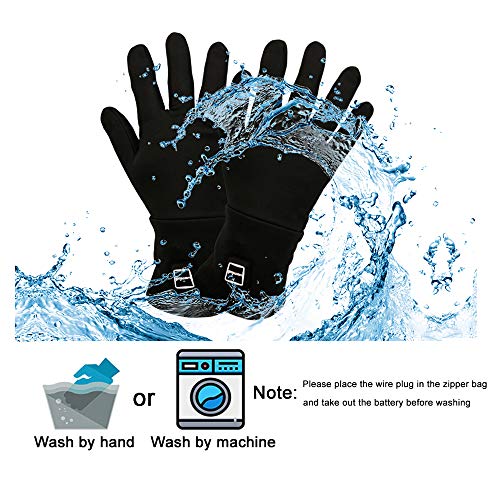 Flexible Electric Heated Gloves, Hand Wear for Arthritis Hands,Ultra-thin Hand Warmer Gloves Screen Touchable… - Image 7