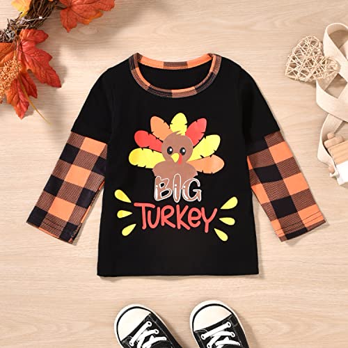 Aalizzwell Toddler Baby Thanksgiving Matching Outfits for Brothers Sisters Sibling Clothes4