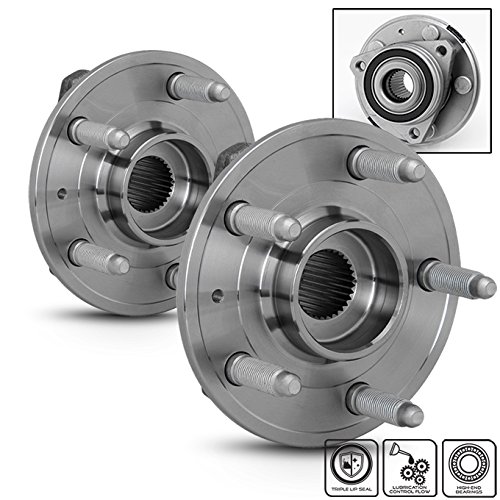 AKKON - for Cadillac CTS XTS | Chevy Equinox Malibu 513288 Pair of 5-Bolt Front Wheel Hub and Bearing Assembly W/O ABS
