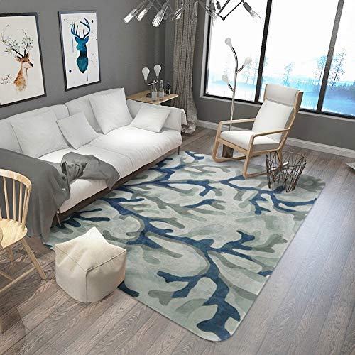 Tapis de salon lavable et couverture de chevet moderne minimaliste