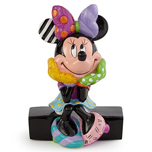 Enesco Disney by Britto Minnie Mouse Mini Figurine, 3-Inch