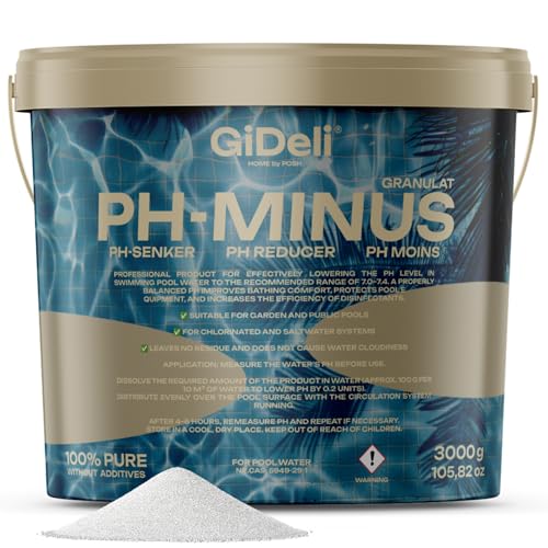 Efficace riduzione del pH: un mezzo affidabile per ridurre il pH troppo alto in piscina, vasca idromassaggio o vasca idromassaggio.