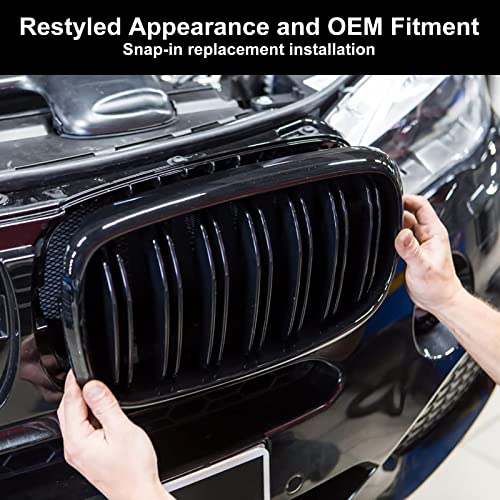YIUBCZOQI F30 Grille For BMW 3 Series F30 F31 318d 320d 330d 320i 328i 335i 335i xDrive Front Kidney Grilles Glossy Black Double Slat Grill 2012-2019 - Image 7
