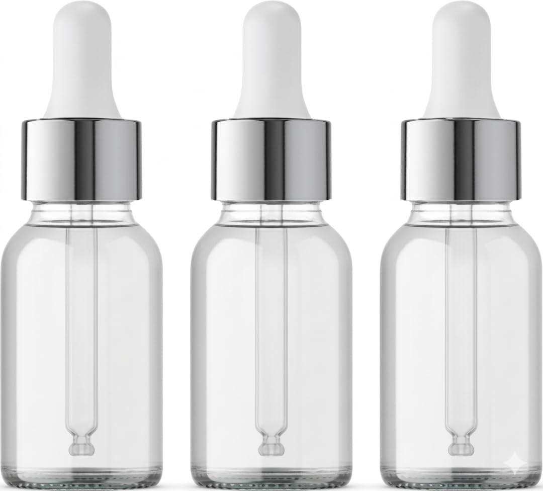LEMON LIFE Transparent Glass Dropper Bottle for Essential Oil & DIY Perfume Use Glass Bottle-image-47