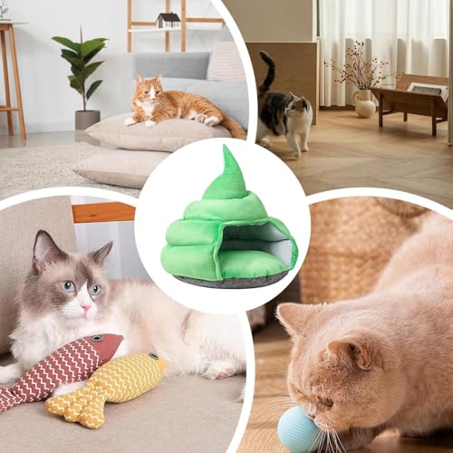 Lit fermé pour chat et cachette douillette pour chaton - 5