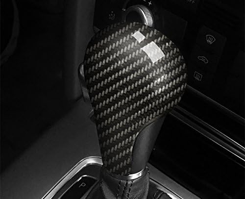 Carbon Fiber Center Console Gear Shift Knob Trim Cover for Audi A4 S4 2008-2012
