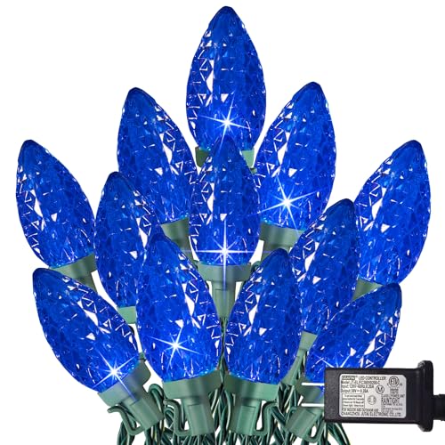 Tw Shine ZD-29V100DIF C9 Christmas Lights, 100 Led 66 Ft Christmas String Lights Outdoor cover