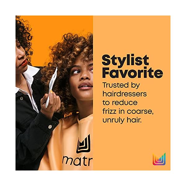 Matrix Mega Sleek Shampoo | Controls Frizz Leaving Hair Smooth & Shiny | With Shea Butter | For Dry, Damaged Hair | Clarifying Shampoo | Salon Professional Shampoo | Packaging May Vary | 10.1 Fl. Oz.