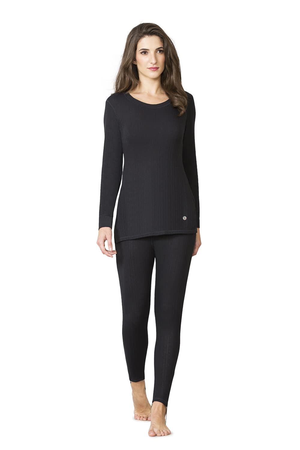van heusen Women's Relaxed Fit High Rise Superior Drape Thermal Leggings - Functional Pocket-picture-10