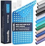 Bathtub Mat Non Slip Anti Mould 88x39cm - homerella® Shower Mat Machine Washable & BPA free, Shower Mat Non Slip Anti Mould, Anti Slip Bath Mat, Shower Mats for Inside Shower and Tub