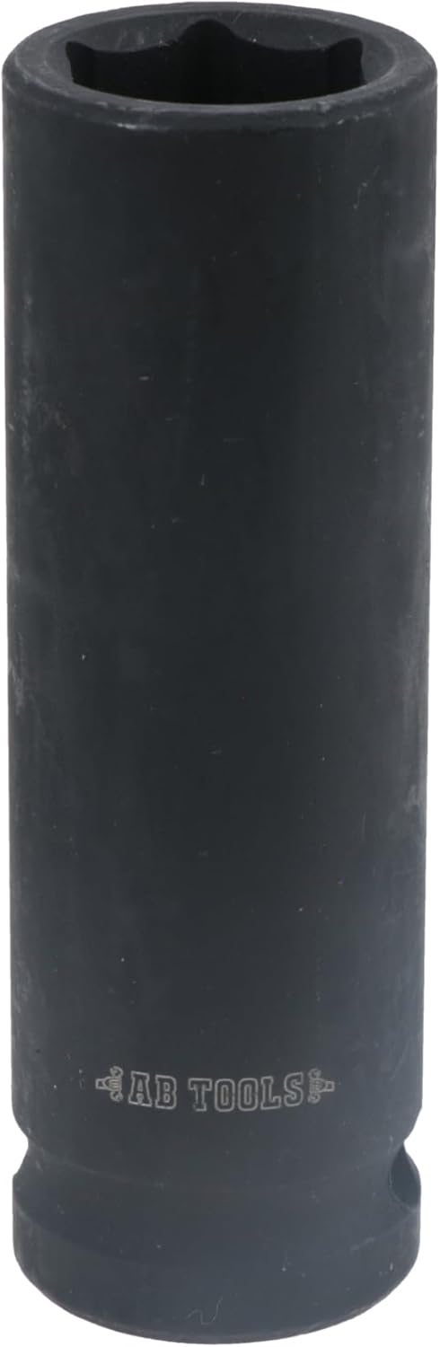 17mm 1/2" Drive Double Deep Metric Impact Socket Single Hex By BERGEN AT213