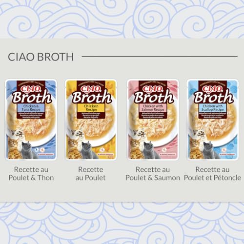 INABA Bouillon Churu - bouillon pour chats - recette de snacks au poulet - récompenses contenant des protéines animales, sans céréales, conservateurs, colorants, citron vert, 1 x 40 g - Image 3