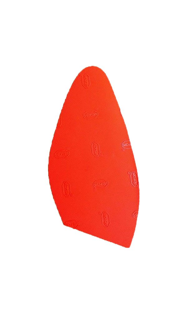 Red Anti-slip Vibram soleVIBRAM-"Ladies Short Point Shape" Red ANTI-SLIP Designer Shoe Soles/1pair/1mm
