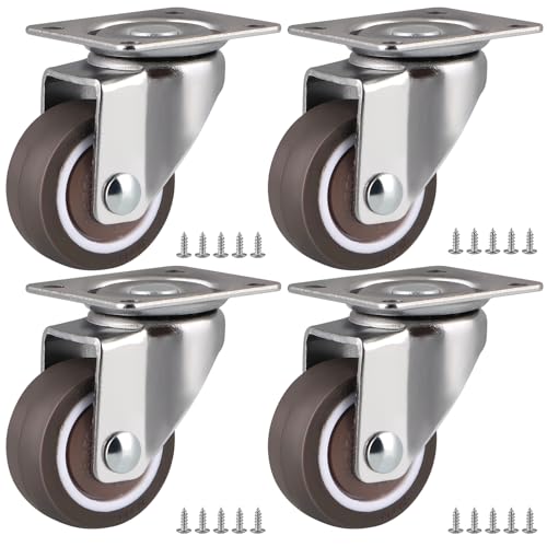 Roulettes pivotantes de jardinière et table basse Skelang 32mm silencieuses