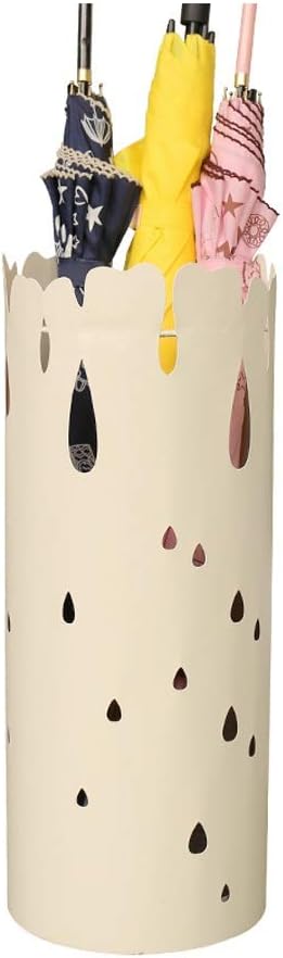 Metal Round Umbrella Stand, Home Decor Household Corridor Balcony Storage Bucket Walking Stick Storage Bin Stand