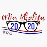 TCT Trading Mia Khalifa 2020 Vinyl Stickers Waterproof Decal Car, Laptop, Bumper Stickers 5'