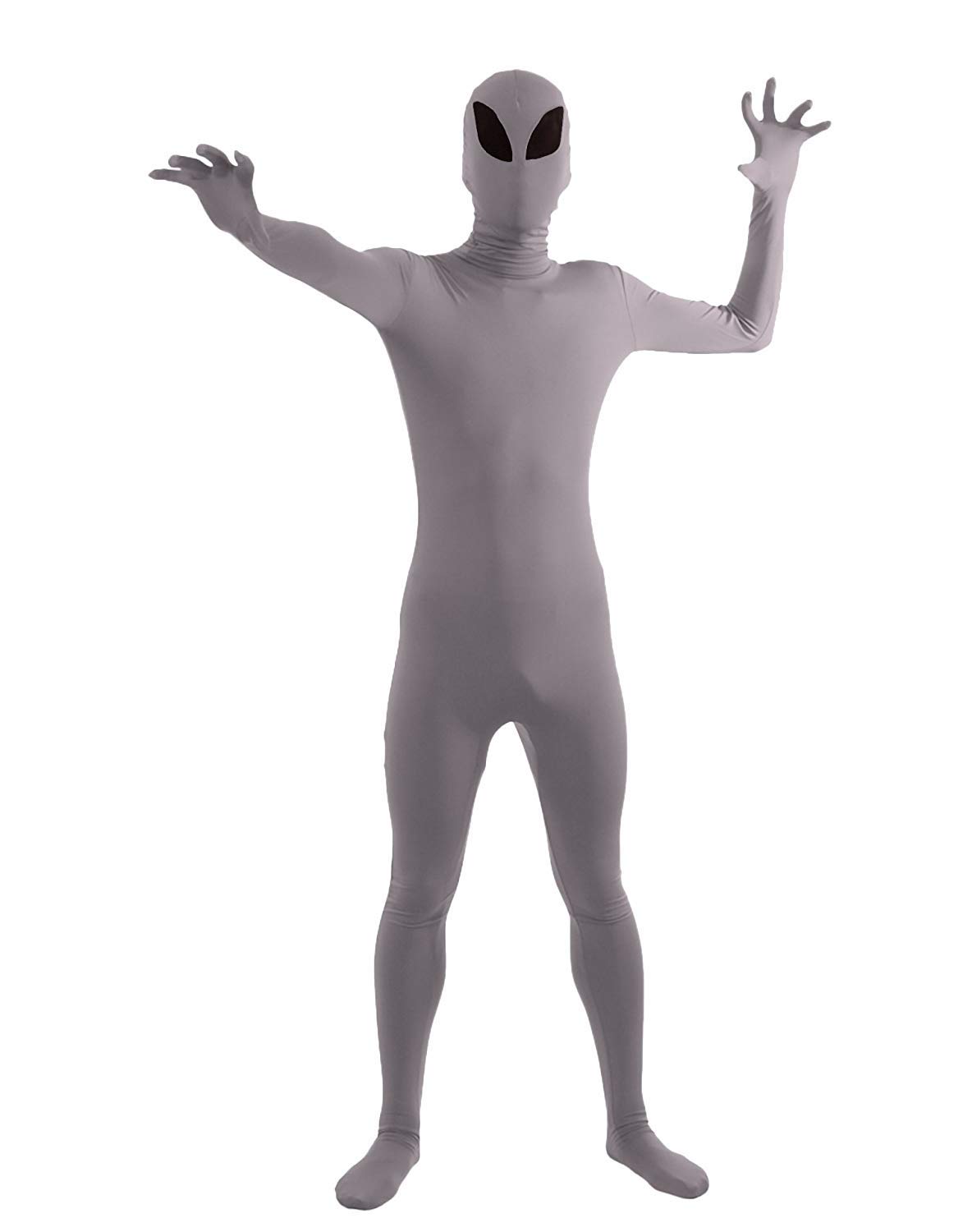 Amazon.com: VSVO Full Body Greenman Suit - Lime Green (Grey Alien