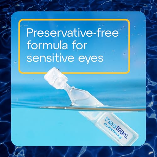 Image of TheraTears Dry & Tired Eye Drops, Preservative-Free Vials, 30 Ct