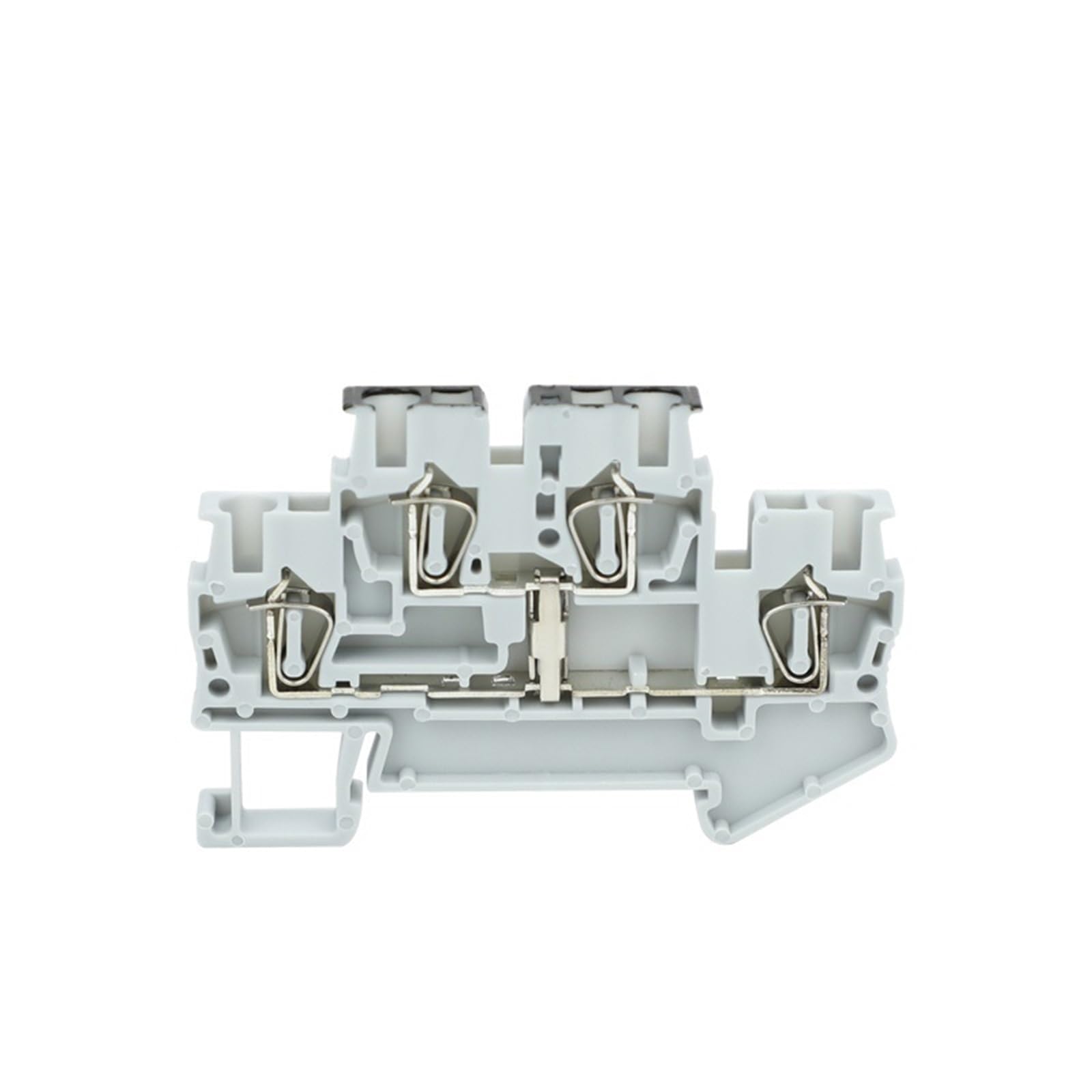 Morsettiera a doppio livello STTB 2,5-PV 2,5 mm², connettore a molla per guida DIN, 5 pezzi(STTB2.5-PV Grey,10 pezzi)