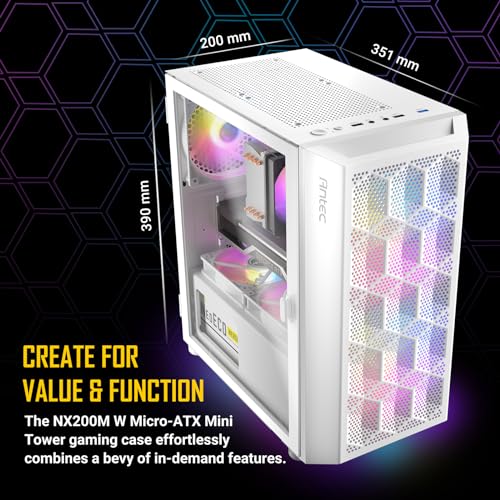 Build My PC, PC Builder, Antec CAA-NX200M-WH