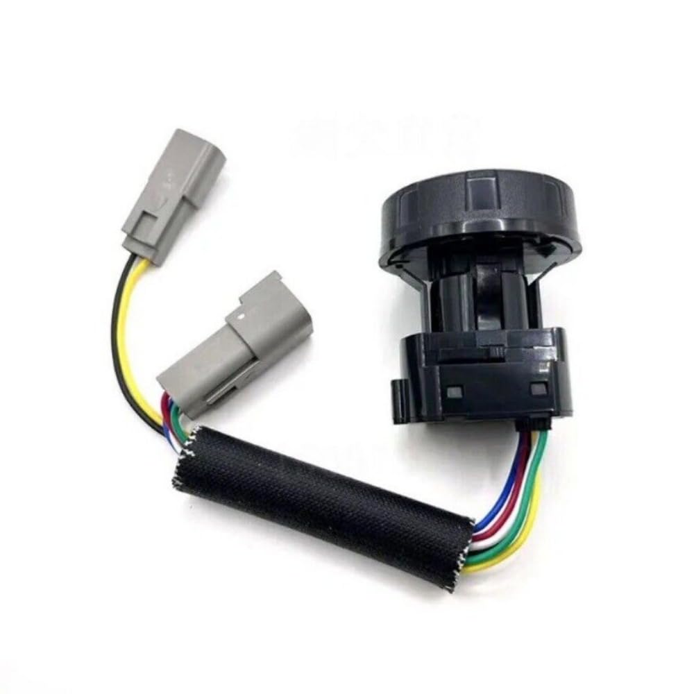 for CAT One-Click Start Throttle knob 323 329 330 336D2GC Throttle Switch Button (Double Plug Premium)