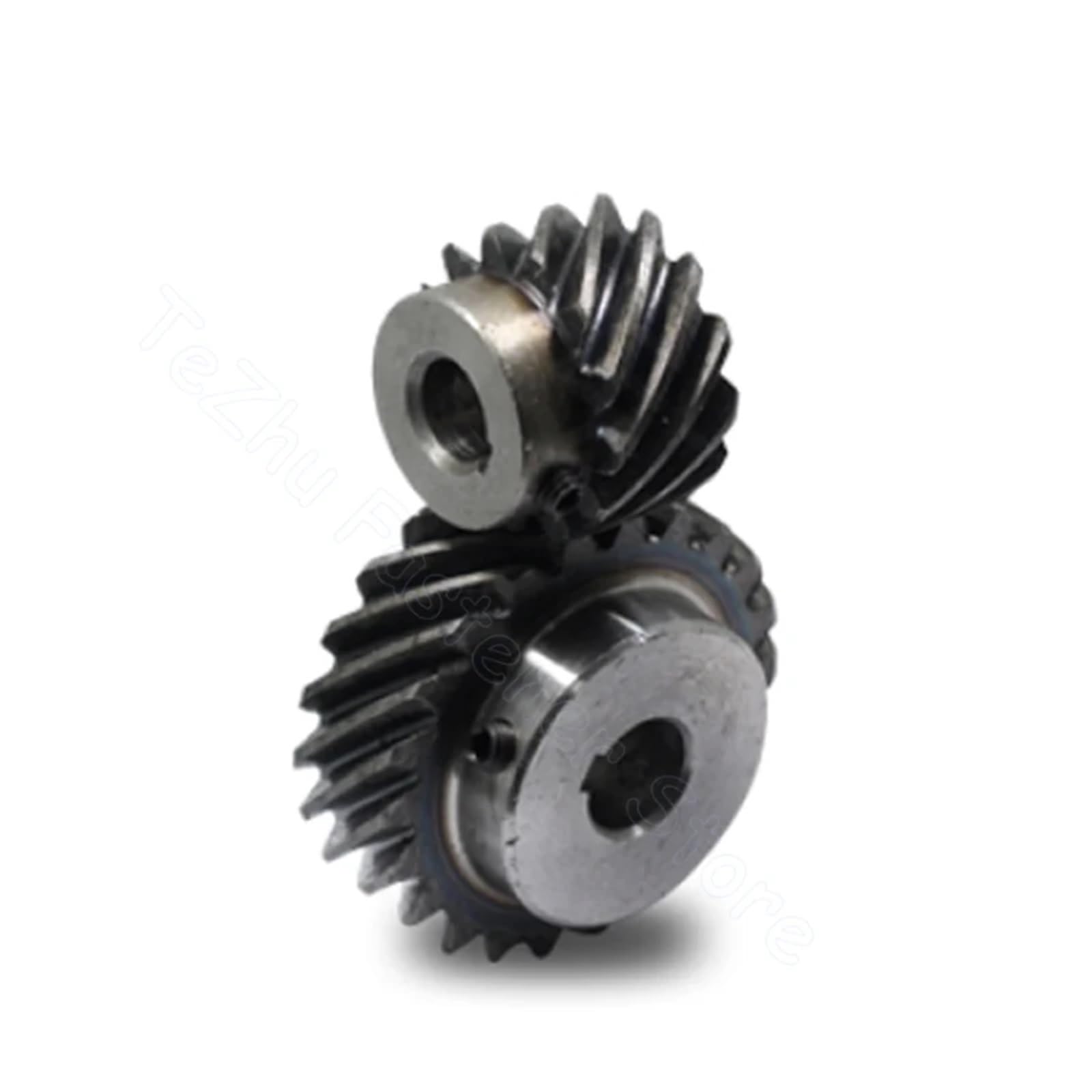 Engrenage d'angle hélicoïdal pour gaucher 1,5 m 45# acier - 10T à 22T avec tailles de trou 8-15 mm (12 mm (keyway 4mm) 13 dents)