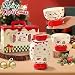 Imagen de QIANAI 2 Piezas Tazas de Café Navideñas