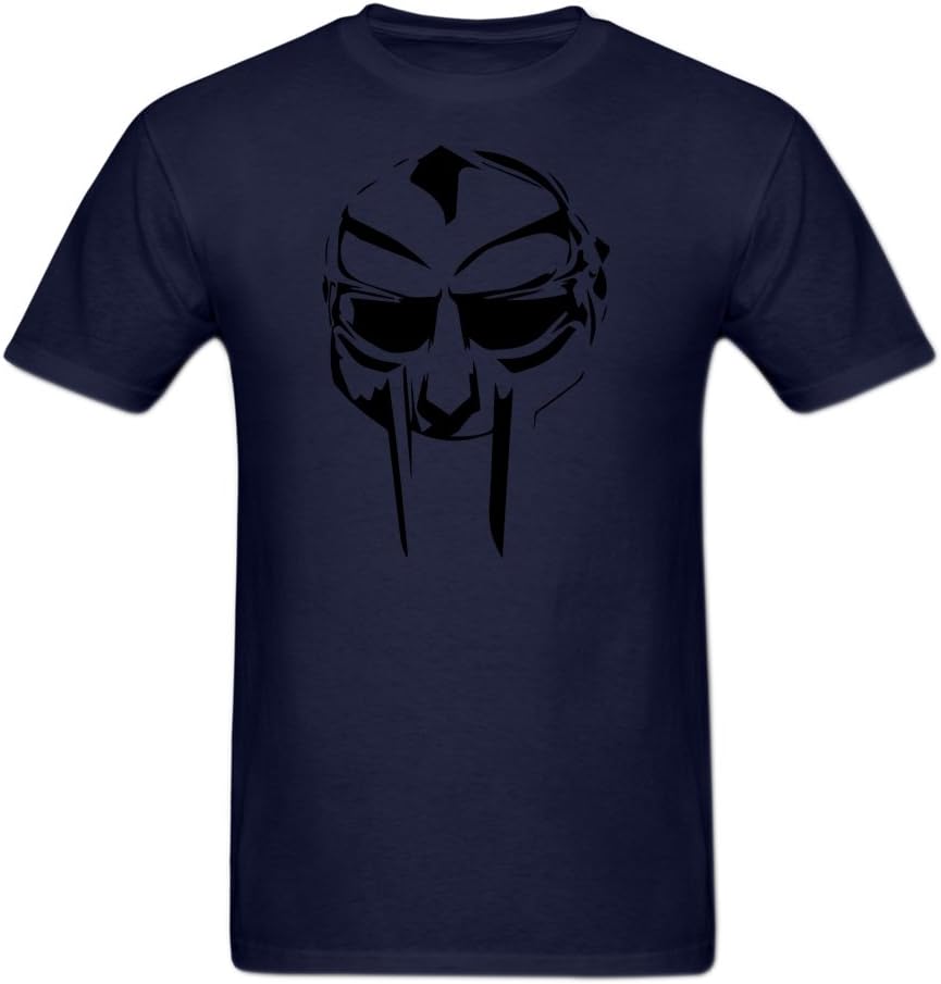Extremen Men's Mf Doom Short Sleeve T Shirt O Neck L Blue