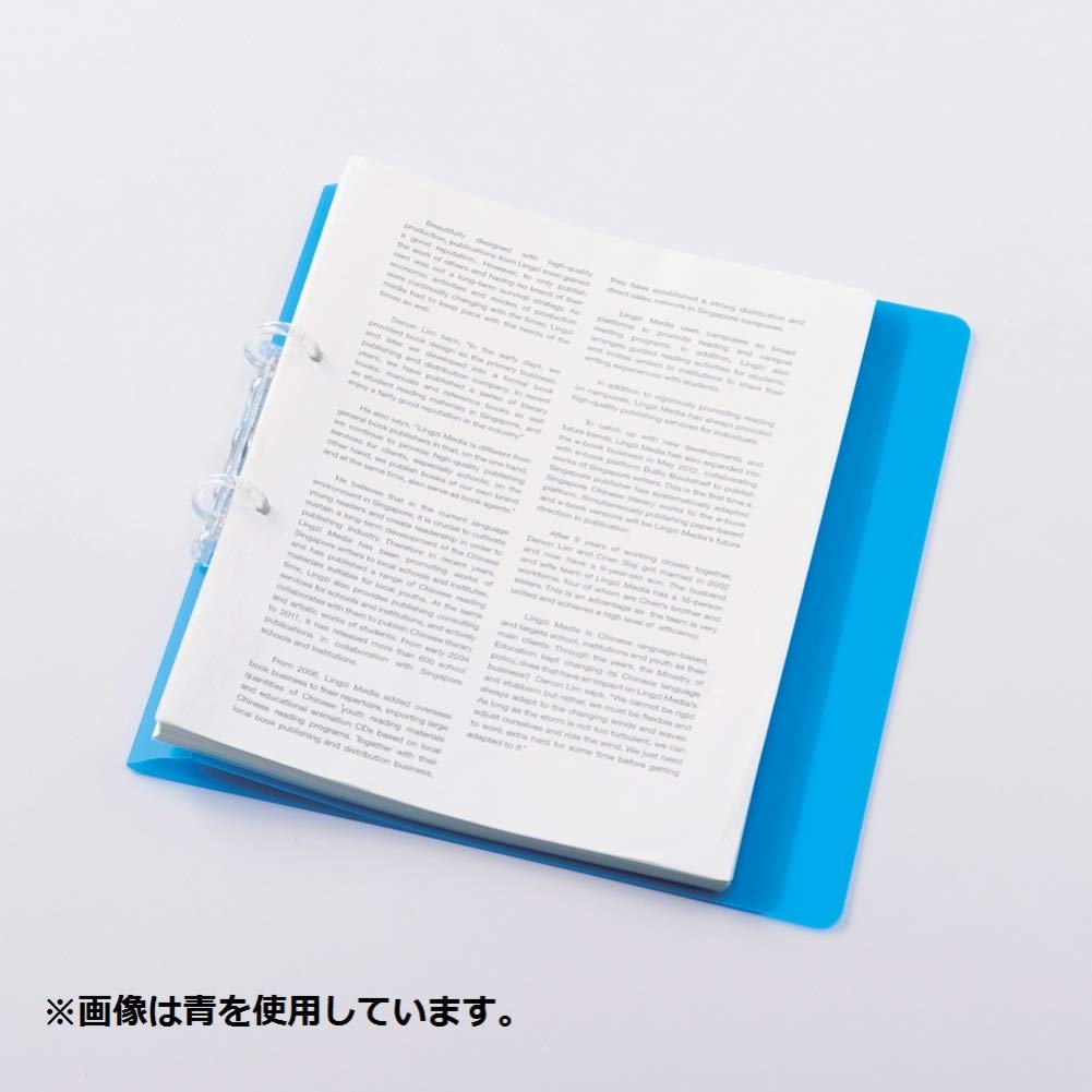 浮所ファイル Amazon | リヒトラブ リングファイル オルクル 150枚収容 A4 2穴
