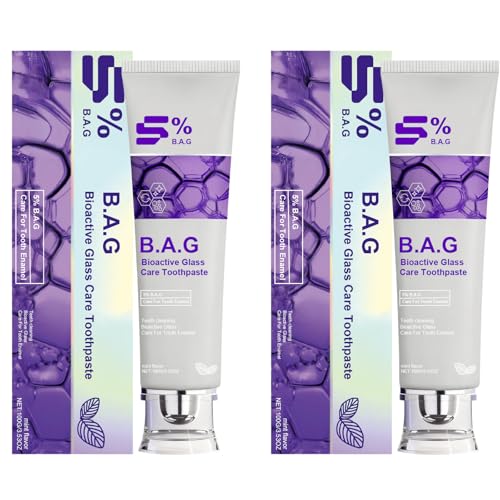 Dentifricio quotidiano delicato con sorbitolo e biossido di silicio idratato - Cura orale rinfrescante per una sensazione pulita ed elastica - aiuta a mantenere l'alito fresco e il comfort (2pcs)