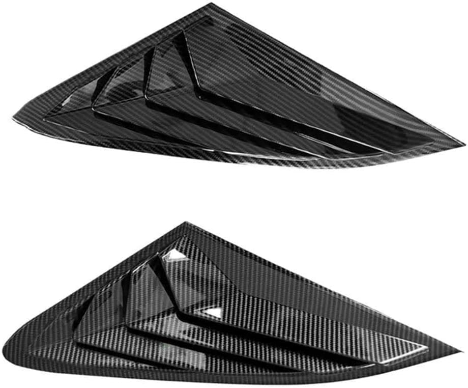 2pcs Car Rear Side Window Louvers for KIA Optima K5 GT 2020 2021,Car Rear Window Shutter Cover Trim Window Louver Side Trim Decoration Sticker
