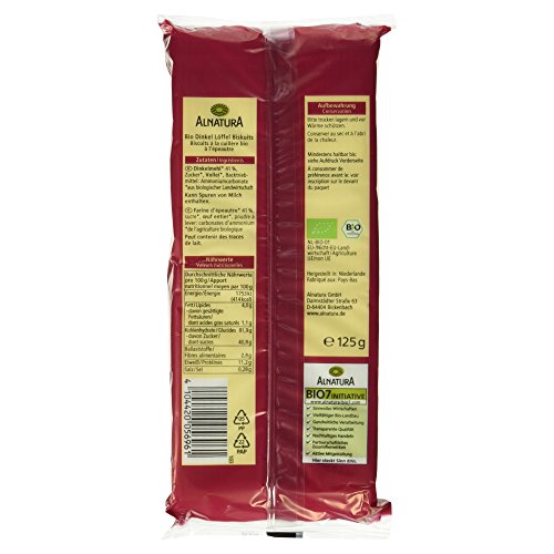 Alnatura Bio Dinkel Löffel Biskuits, 125g