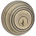 Kwikset 985 Double Cylinder Deadbolt featuring SmartKey in Antique Brass