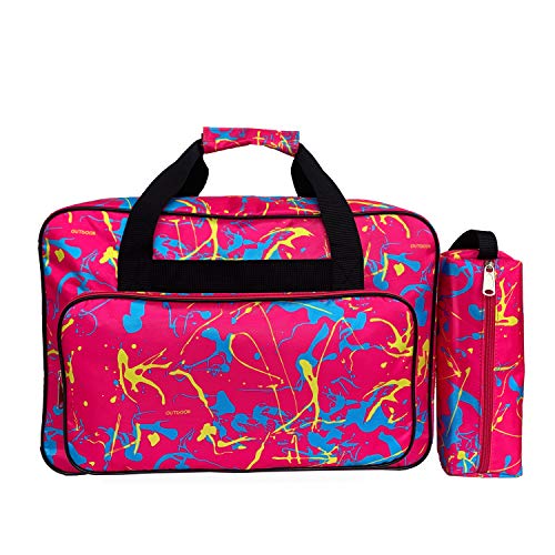 image for FamYun Sewing Machine Carrying Case Tote Bag，Padded Storage Cover Ca