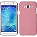Produktbild PhoneNatic Case kompatibel mit Samsung Galaxy J7 (2015 / J700) - Hülle rosa gummiert Hard-case + 2 Schutzfolien