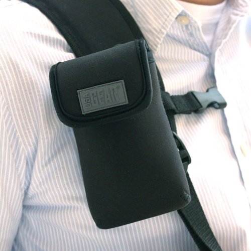 Usa Gear Compact Camera Case - Camera Belt Holster With Carabiner, Belt Loop, And Scratch-Resistant Interior Compatible With Nikon Coolpix, Panasonic Lumix Lx10, Sony Dscw800, Kodak Pixpro, And More #TOP5