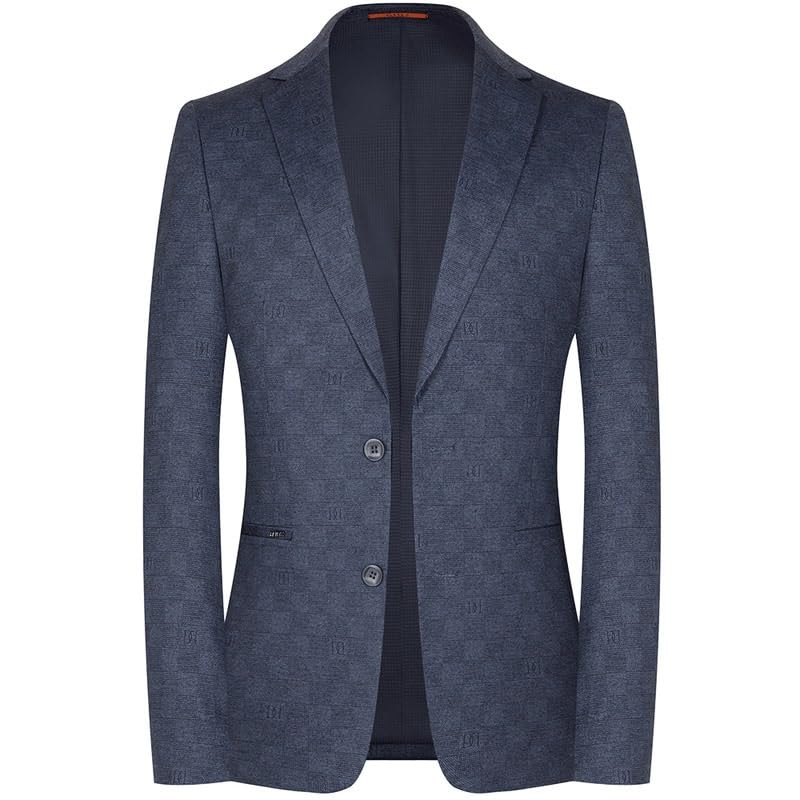 Casual Blazers Mens Casual Knit Blazers Two Button Lightweight Sport Coats Suit Jacket Western Sport Coats
