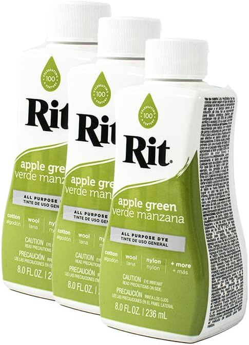 Rit Dye Liquid 236ml Apple Green Pack of 12