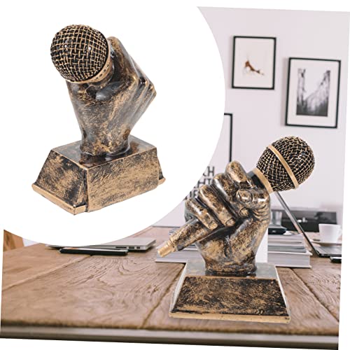 KOMBIUDA Troféu De Musica Troféu De Festa Troféu De Torcida Troféu De Microfone De Ouro Troféu De Mi