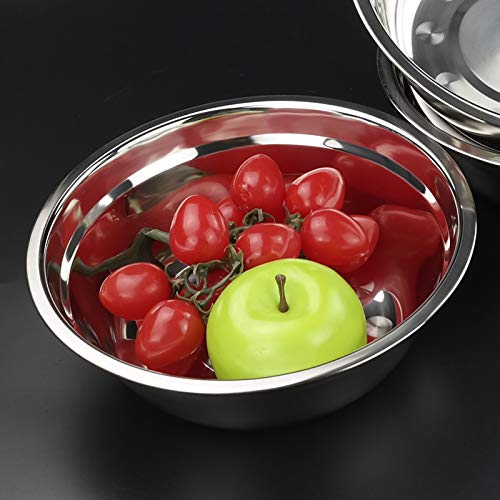 Set de 4 tazones de acero inoxidable para mezclar miniatura 5