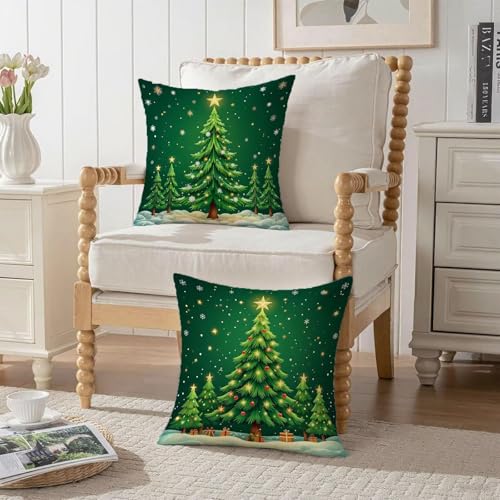 Housse coussin 80x80cm imperméable en velours vert pour une décoration de salon cosy - 4